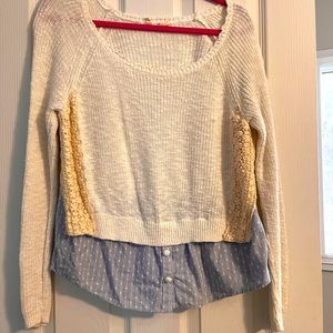 Anthropology sweater shirt